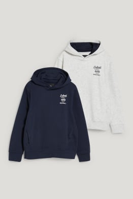 Taglie estese - confezione da 2 - felpa con cappuccio