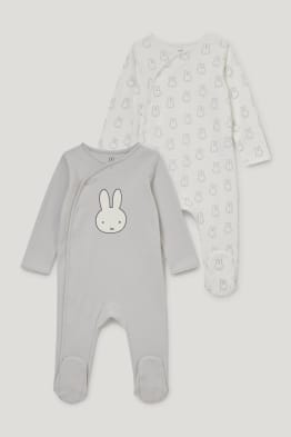 Paquet de 2 - Miffy - pijama de nadó - cotó orgànic