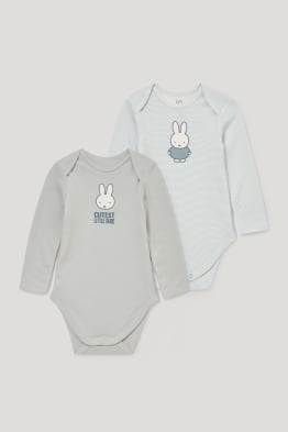 Pack de 2 - Miffy - bodies para bebé - algodón orgánico