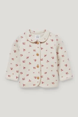 Veste bébé - à fleurs