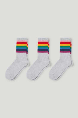 Set van 3 paar - sokken - gestreept