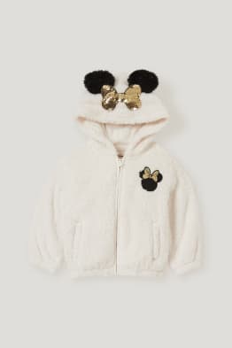 Minnie Mouse - chaqueta de borreguillo con capucha