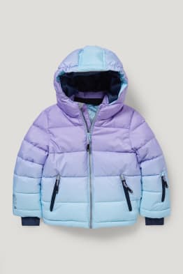 Skijacke mit Kapuze - recycelt