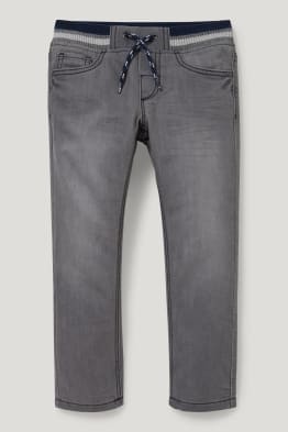 Jean de coupe droite - jeans doublés
