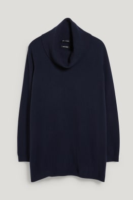 Pull en cachemire à col roulé