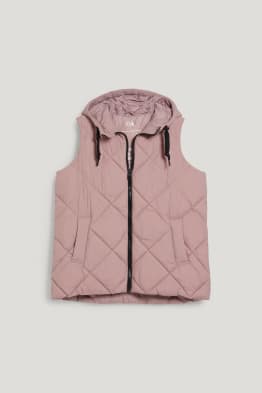 Bodywarmer met capuchon - gerecycled