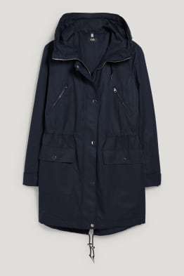 Parka con capucha