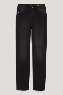 Straight jeans - vita alta - LYCRA®