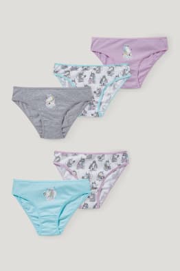 Pack de 5 - unicornios - braguitas