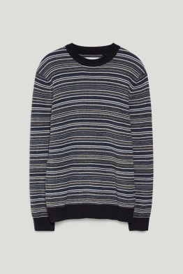 Pullover - à rayures