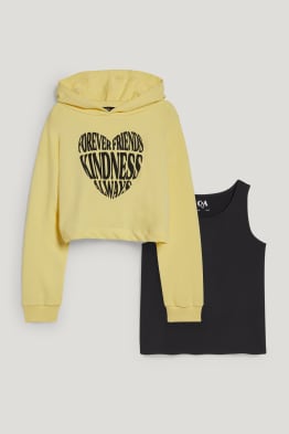 Set - top en hoodie - 2-delig