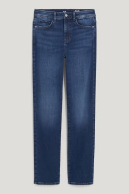 Straight jeans - wysoki stan - LYCRA®