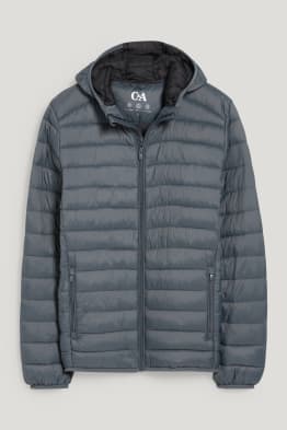 Steppjacke mit Kapuze - recycelt