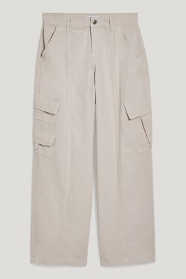 CLOCKHOUSE - Stoffhose - Low Waist - Straight Fit