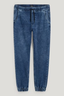 Tapered jeans - Flex jog denim - waterbesparend geproduceerd
