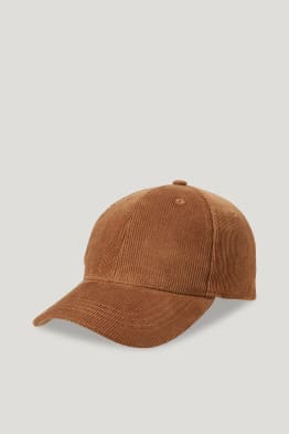 Cappellino di velluto a coste