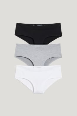 Pack de 3 - hipster - sin costuras - LYCRA®