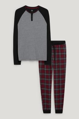 Pyjama mit Flanellhose