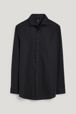 Business shirt - body fit - cutaway collar - Flex - organic cotton
