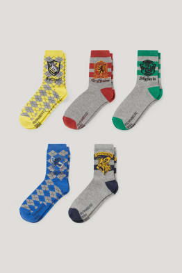 Multipack of 5 - Harry Potter - socks with motif