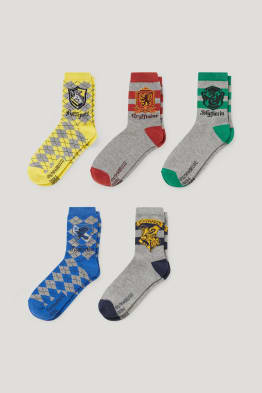 Multipack 5er - Harry Potter - Socken mit Motiv
