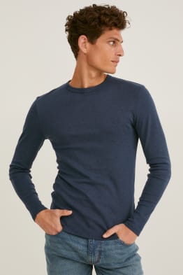 Mode Shirts Longsleeves Ichi Longesleeve zwart casual uitstraling 