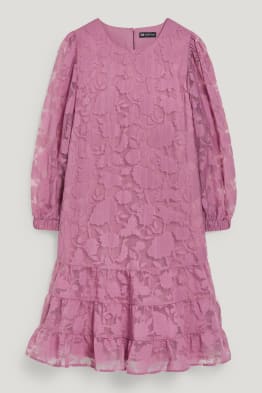 A-Linien Kleid - geblümt