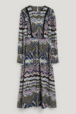 Robe fit & flare - à motif