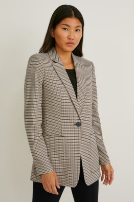 Blazer - regular fit - à carreaux