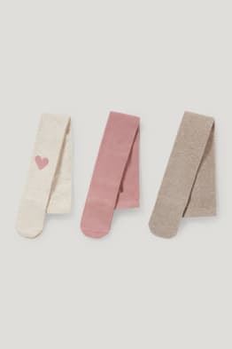 Lot de 3 paires - collants pour bébé