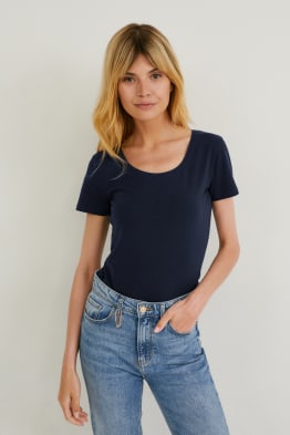 Set van 2 - basic-T-shirt - biokatoen