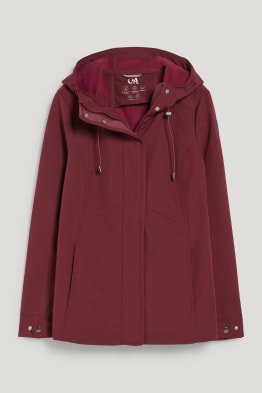 Softshelljacke mit Kapuze - 4 Way Stretch