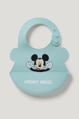 Mickey Mouse - siliconen baby-slabbetje