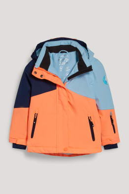 Skijacke mit Kapuze - recycelt