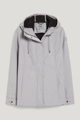 Jaqueta softshell amb caputxa