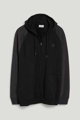 Sweat zippé à capuche