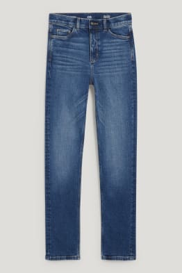 Cosmica 7\/8-jeans blauw-sleutelbloem casual uitstraling Mode Spijkerbroeken 7/8-jeans 