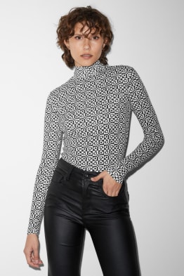 CLOCKHOUSE - Langarmshirt - recycelt - gemustert