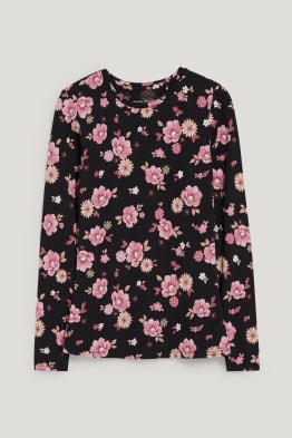 CLOCKHOUSE - tričko s dlouhým rukávem - z recyklovaného materiálu - s květinovým vzorem