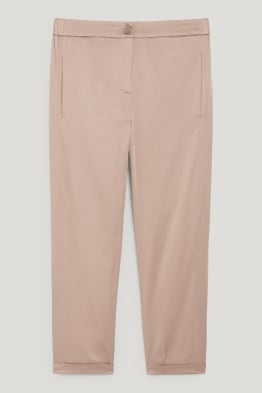 Spodnie materiałowe - wysoki stan - regular fit
