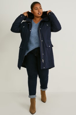 Parka con capucha