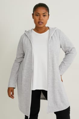 Sweatvest met capuchon