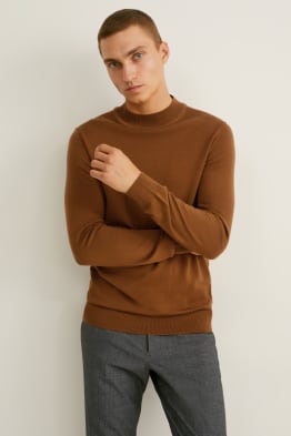 Sweter z wełny merynosów