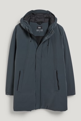 Parka with hood - recycled