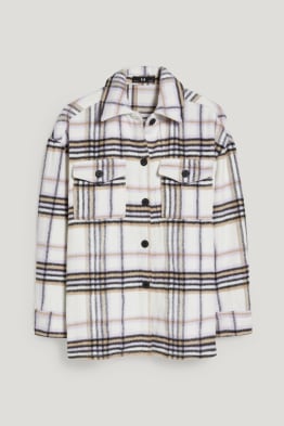 Giacca camicia - a quadretti