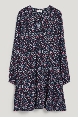 A-Linien Kleid - geblümt