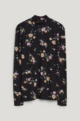 CLOCKHOUSE - tričko s dlouhým rukávem - z recyklovaného materiálu - s květinovým vzorem