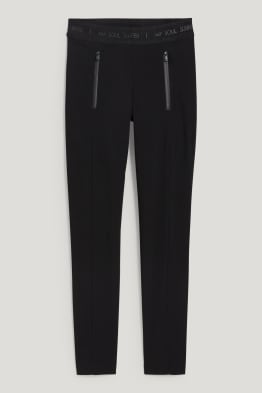 Pantalón de tela - mid waist - slim fit - LYCRA®