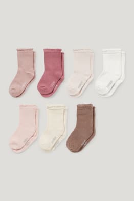 Multipack of 7 - days of the week - baby socks with motif
