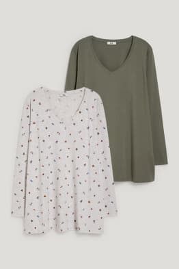 Multipack of 2 - long sleeve top - LYCRA®